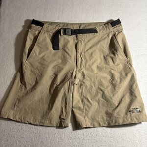 The North Face Shorts Mens 36 Hiking Stretch Belted Outdoor Zip Pocket AJDK